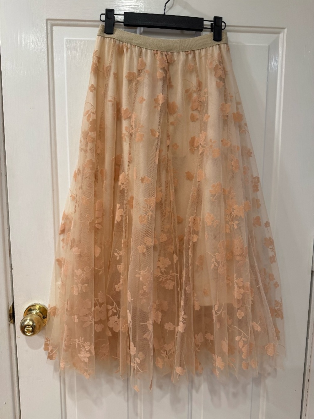 NWT Chicwish skirt - cream tulle maxi